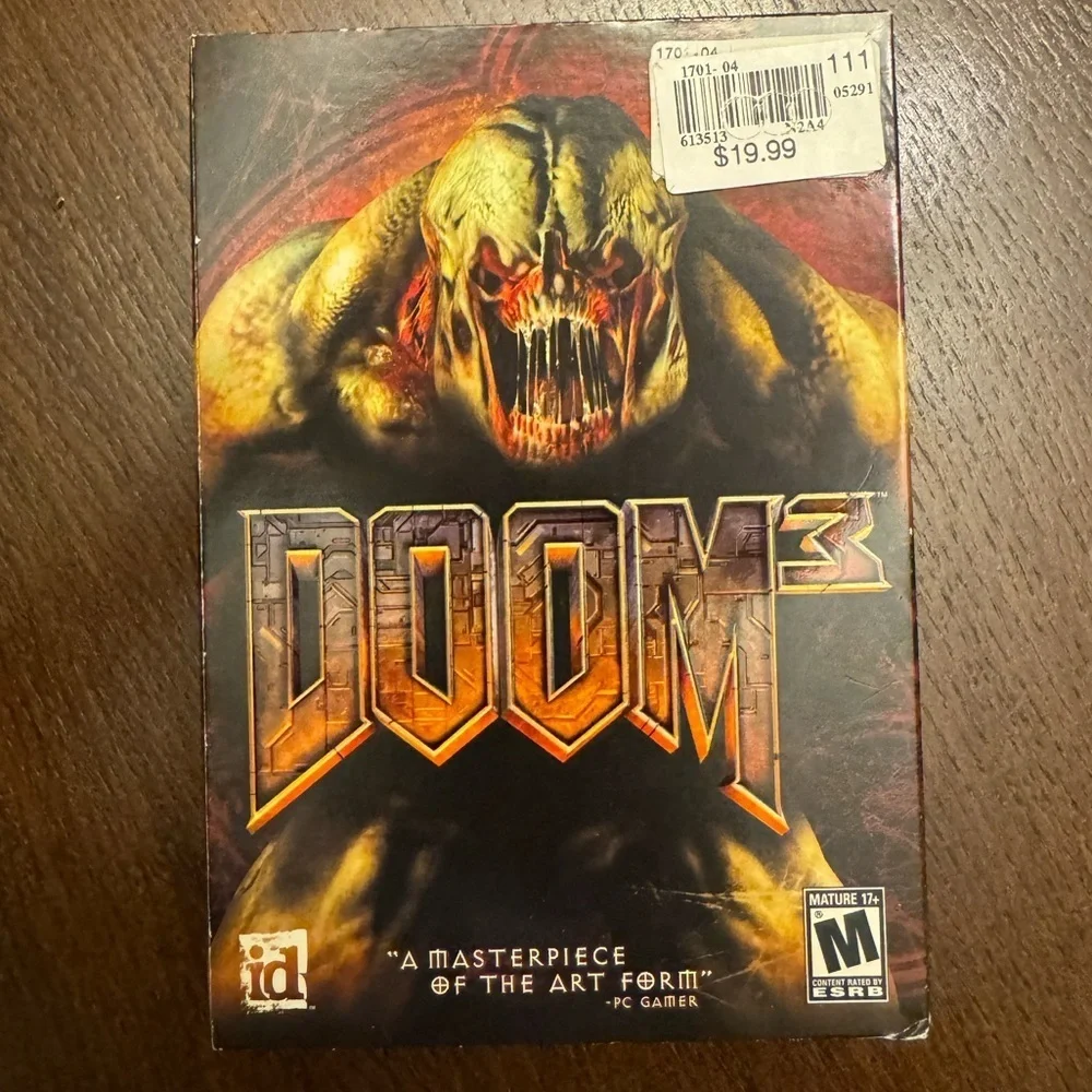 Doom 3 PC 2004 CD ROM Windows Game. In box with booklets